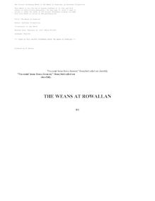 The Weans at Rowallan