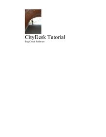 CityDesk Tutorial