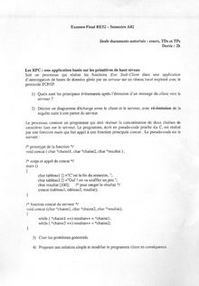 Réseaux informatiques : du protocole à l application 2002 Génie Informatique Université de Technologie de Belfort Montbéliard