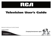 Notice Télévision RCA  9V345T