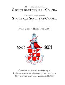 Programme et résumés (pdf) - SSC 2004