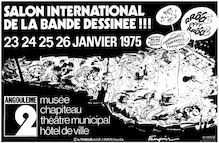 Affiche Festival de la BD Angoulême - 1975
