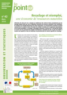 Recyclage et réemploi, une économie de ressources naturelles.