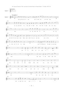 Partition Ch. 2:  Soprano 1 , partie, Musikalische Exequien, Op.7, SWV 279-281