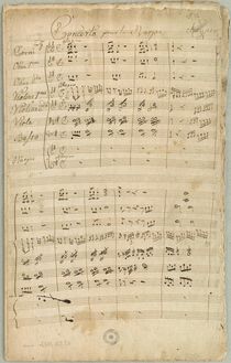 Partition complète, harpe Concerto en G major, G major, Keyper, Franz Joseph