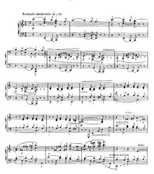 Partition complète, Barcarolle No.9 en D-flat, Fauré, Gabriel