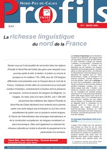 La richesse linguistique du nord de la France