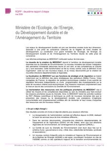 Ministère de l Ecologie, de l Energie, du Développement durable et ...