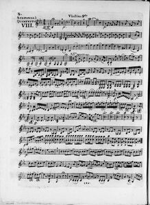 Partition violon 2, Symphony No.103, Drum Roll, E♭ Major, Haydn, Joseph
