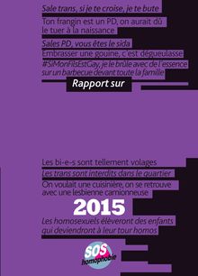 Homophobie : rapport annuel 2015