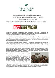 Grand Prix Paris Match du Photoreportage Etudiant 2007 ...