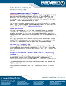 Print Audit 5 Macintosh Installation Guide