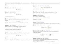Sujet : Algèbre, Matrices et déterminants, Trace