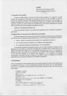 Algorithmique, programmation pour ingénieur mécanicien 2005 Génie Mécanique et Conception Université de Technologie de Belfort Montbéliard