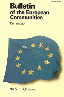Bulletin of the European Communities. No 5 1988 Volume 21