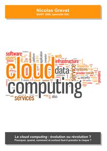Le cloud computing : évolution ou révolution ?