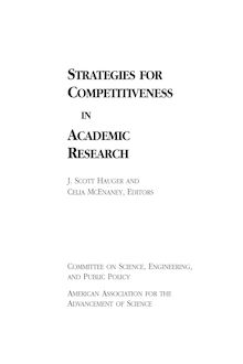 STRATEGIES FOR COMPETITIVENESS ACADEMIC RESEARCH