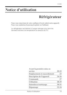 Notice Réfrigérateur SMEG  FI224A