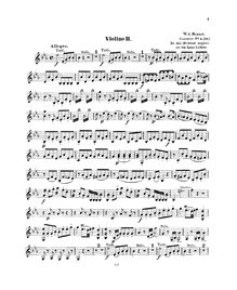 Partition violon 2, Piano Concerto No.9, Jenamy Concerto ; Jeunehomme Concerto