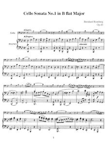 Partition violoncelle et partition de piano, solo  , partie, 3 violoncelle sonates, Op.43