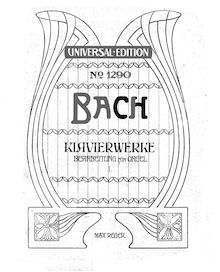 Partition complète, Toccata, D minor, Bach, Johann Sebastian par Johann Sebastian Bach