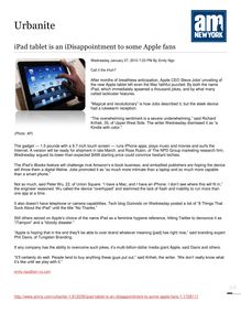 iPad tablet is an iDisappointment to - amNY.com | iPad tablet is ...
