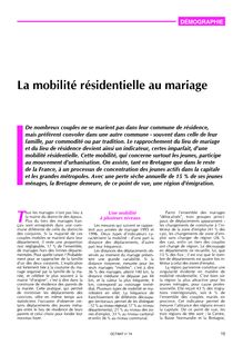 La mobilité résidentielle au mariage (Octant n° 74)