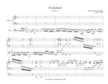 Partition complète, Prelude en C major, C major, Buxtehude, Dietrich par Dietrich Buxtehude