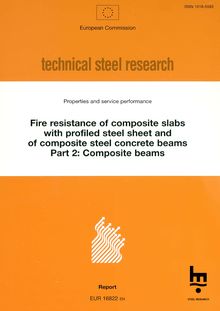 Fire resistance of composite slabs with profiled steel sheet and of composite steel concrete beams