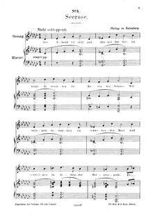 Partition No.4 - Seerose, Rosenlieder, Various, Composer