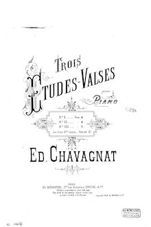 Partition Complete pièces, Trois Etudes-Valses, A minor / E minor / A major