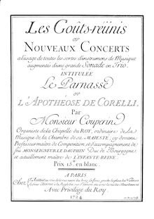 Partition Partial Score [Cinquieme concert et onwards], Nouveaux concerts par François Couperin
