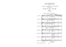Partition complète, Octet pour 4 violons, 2 altos et 2 violoncellos, op. 17