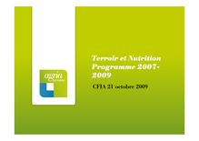 Terroir et Nutrition - (Microsoft PowerPoint - Pr\351sentation T&N ...