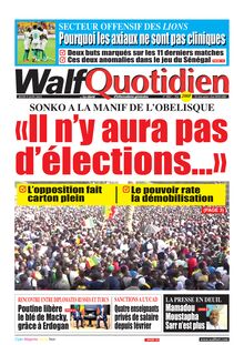 Walf Quotidien n°9061 - Du jeudi 9 juin 2022