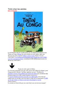 Tintin chez les adultes