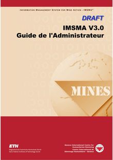 IMSMA V3.0 Guide de l Administrateur