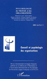 Conseil et psychologie des organisations