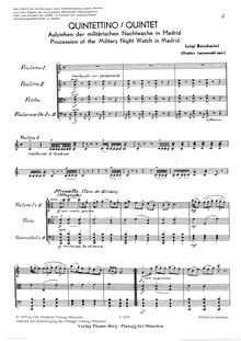 Partition complète, 6 corde quintettes, G.319-324, Boccherini, Luigi
