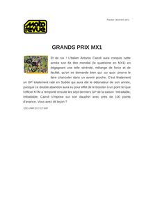 GRANDS PRIX MX1