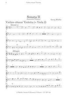 Partition Violotta / Octave violon (= viole de gambe 2), Armonico tributo