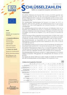SCHLÜSSELZAHLEN. Bulletin zur europäischen Konjunktur und Synthesen 04/99