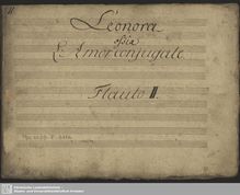 Partition flûte 2, Leonora, Leonora, ossia L’amore conjugale ; Leonore