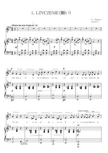 Partition complète, 17 Polish chansons, Chopin, Frédéric par Frédéric Chopin