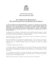 Parc National du Mercantour : Ne marchons pas sur la protection de ...