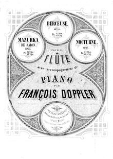 Partition complète, solo , partie, Nocturne Op.17, Doppler, Franz