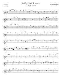 Partition viole de gambe aigue 2, octave aigu clef, Gradualia II
