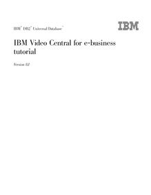 IBM Video Central for e-business tutorial