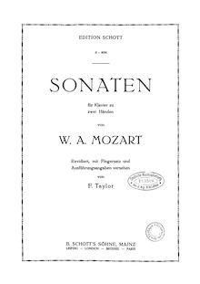 Partition complète, Piano Sonata Op.1, Eberl, Anton