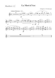 Partition hautbois 1/2, Peer Gynt  No.1, Op.46, Grieg, Edvard